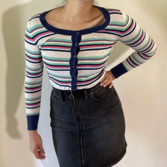 Striped Cardigan - Picture 3 of 8